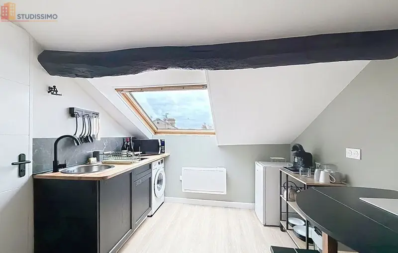 Studio meublé 17m² Limoges 87000 - Meublé, dernier étage - Photo 12