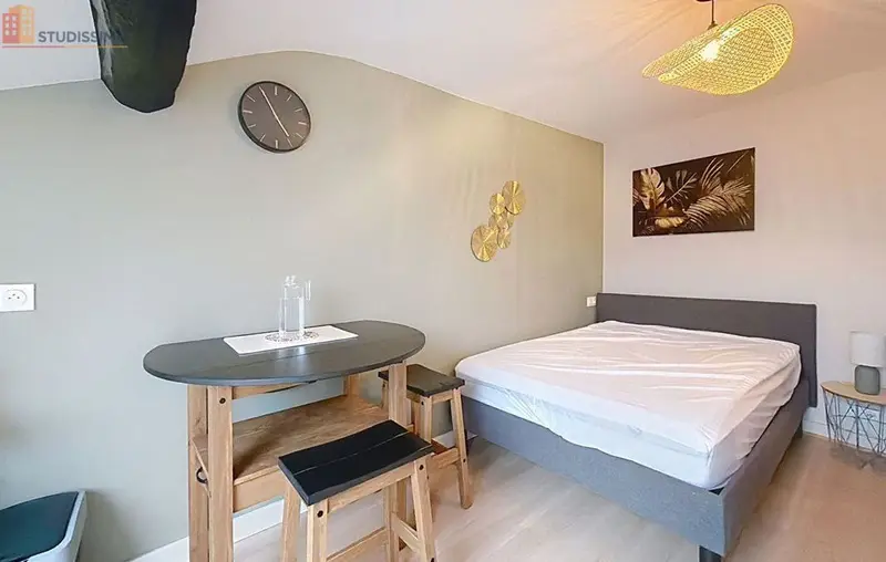 Studio meublé 17m² Limoges 87000 - Meublé, dernier étage - Photo 1