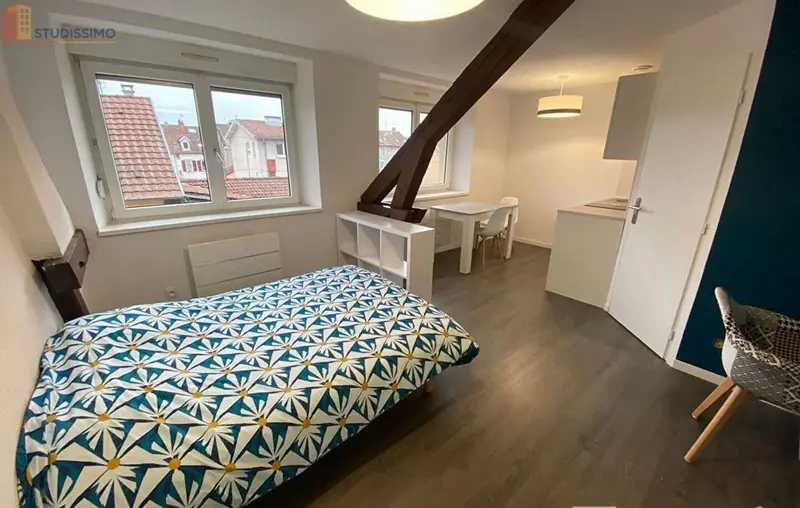Studio meublé 26m² Belfort - Lumineux, proche commodités - Photo 4