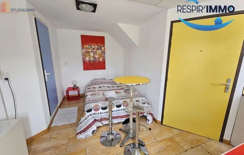 Studio meublé 14m² Meroux-Moval - Meublé, DPE D - Photo 2