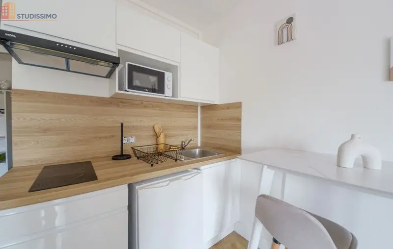 Studio meublé 19m² Mâcon - Lumineux, étage 3/4 - Photo 3