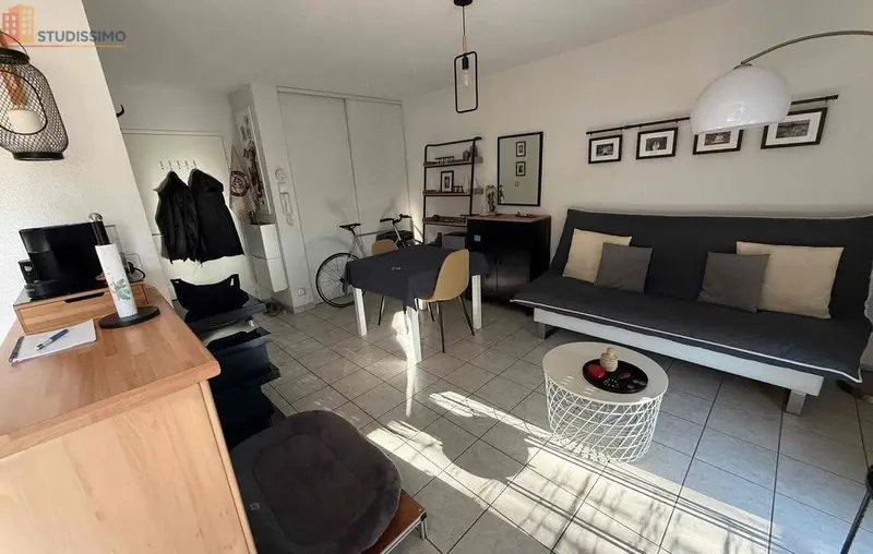 Studio 26m² Limoges - Balcon, place de parking - Photo 16
