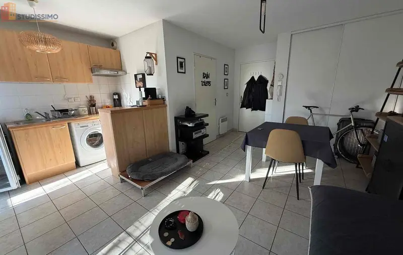 Studio 26m² Limoges - Balcon, place de parking - Photo 15