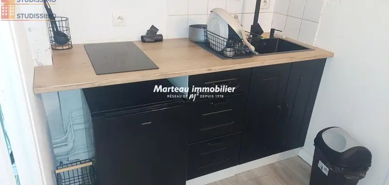 Studio 18m² Le Mans - 3e étage, DPE D - Photo 1