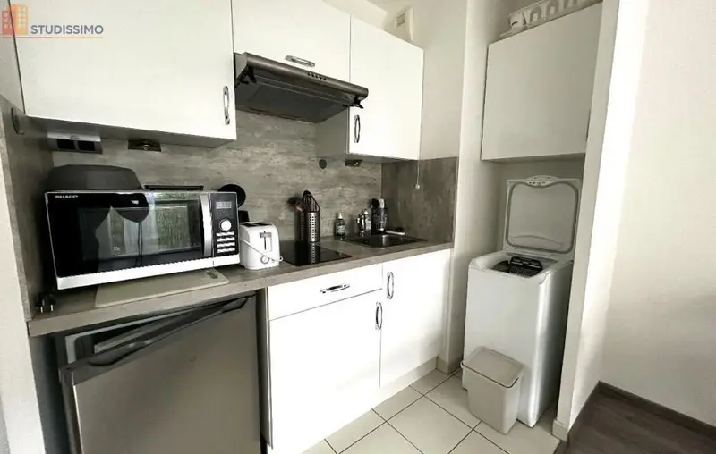 Studio meublé 28m² Palaiseau - Meublé, 1er étage - Photo 3