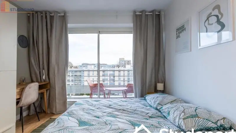 Studio meublé 10m² Massy 91300 - Étage élevé, cosy - Photo 2