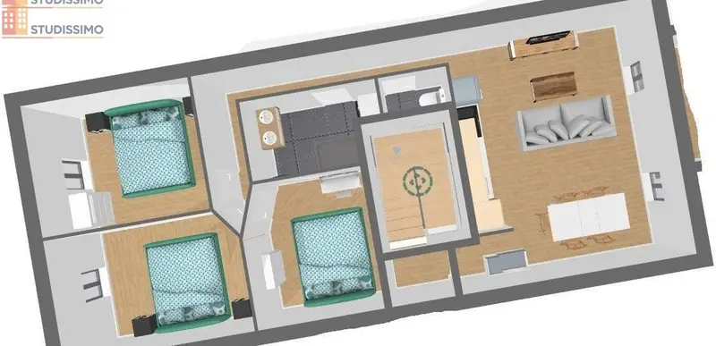Studio 60m² Rabastens - Plateau brut, jardin - Photo 1