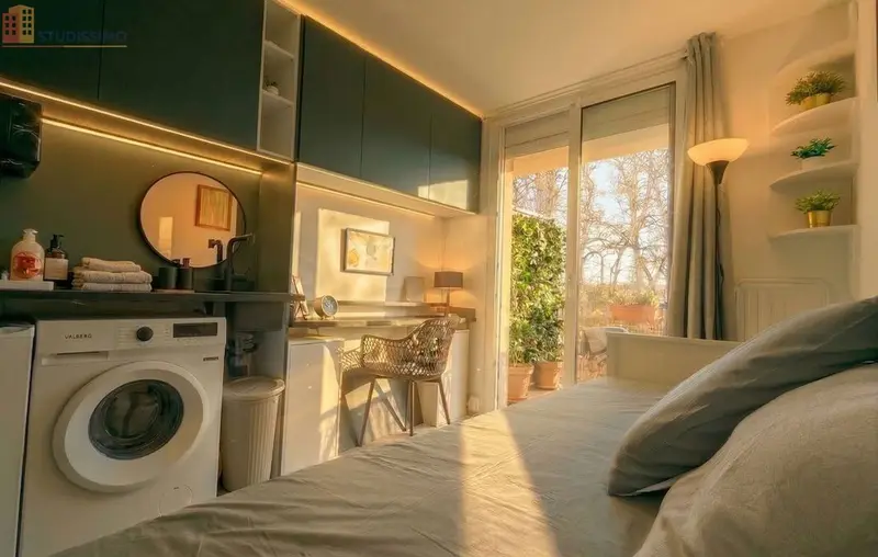 Studio meublé 13m² Palaiseau - Neuf, tout inclus - Photo 2