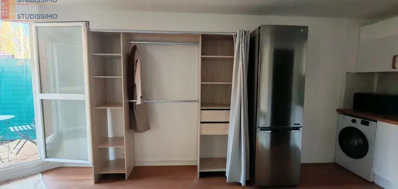 Studio meublé 28m² Massy 91300 - Jardin privatif, parking - Photo 4