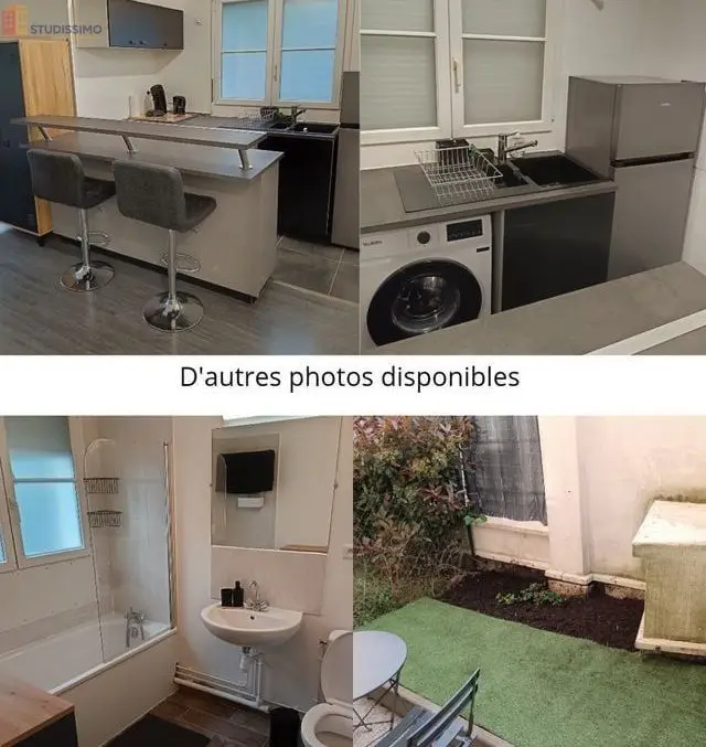 Studio meublé 33m² Corbeil-Essonnes - Meublé, disponible - Photo 1