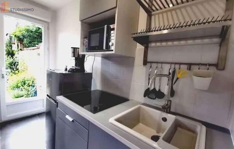 Studio meublé 23m² Bures-sur-Yvette - Proche RER, meublé - Photo 4