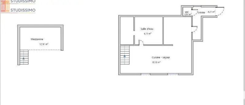 Studio 36m² Avignon 84000 - Duplex, lumineux - Photo 2