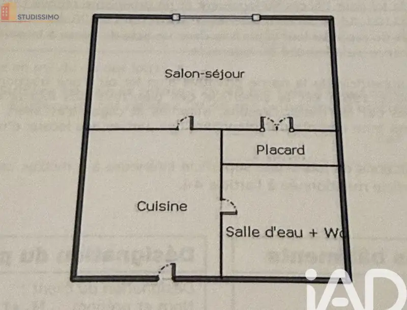 Studio 29m² Avignon centre - Lumineux, proche commodités - Photo 2