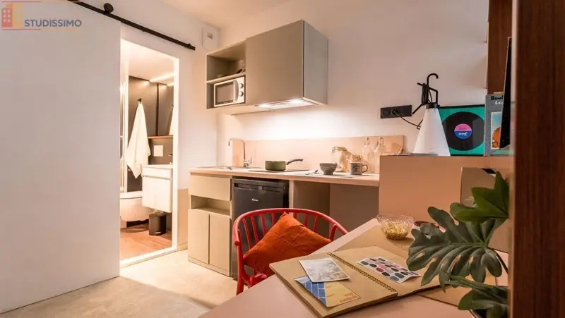 Studio meublé 20m² Palaiseau - Design, résidence ecla - Photo 16
