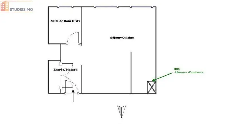 Studio meublé 25m² Montrouge - Lumineux, étage élevé - Photo 2