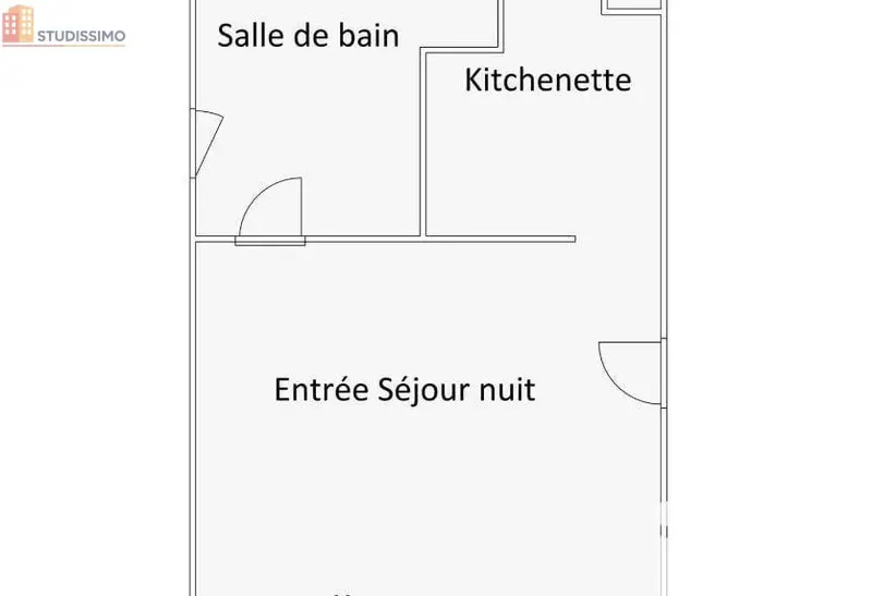 Studio 22m² Poitiers 86000 - Photo 7