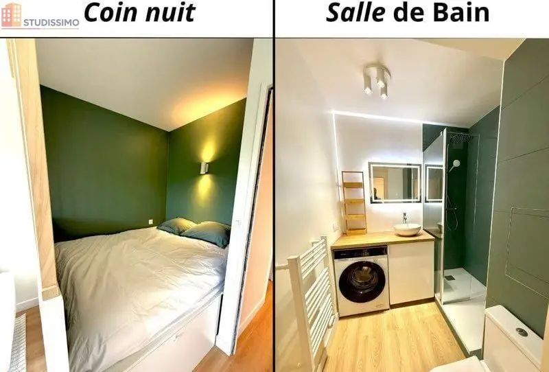 Studio meublé 27m² Suresnes - Vue Seine - Photo 3