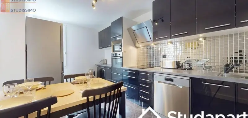 Studio meublé 9m² Gennevilliers - DPE A, au 2e étage - Photo 1