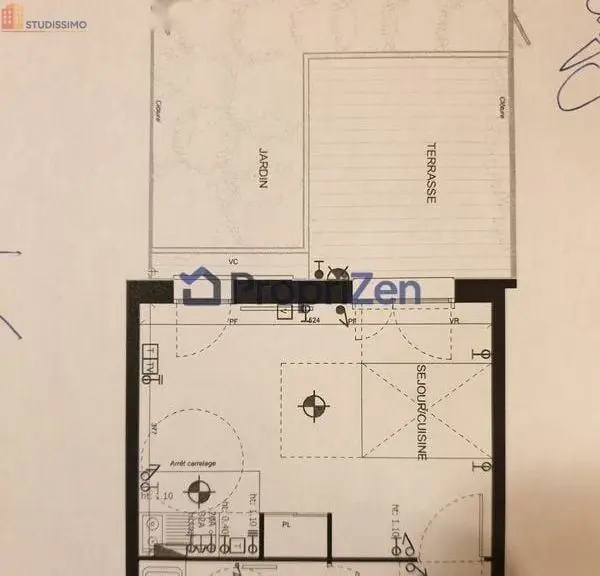 Studio 30m² Rueil-Malmaison - DPE C, 3e étage - Photo 1