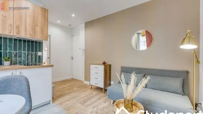 Studio 24m² Clichy 92110 - Meublé, lumineux - Photo 9