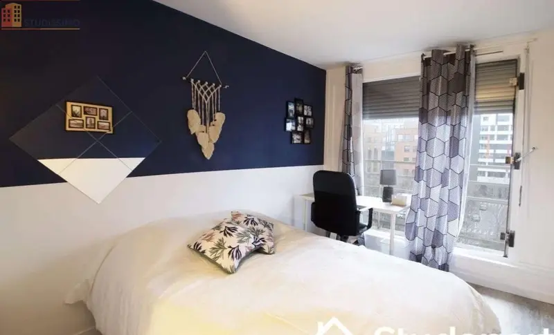 Studio 13m² Nanterre - Meublé, lumineux - Photo 2