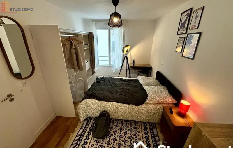 Studio meublé 13m² Clichy 92110 - Lumineux, 5e étage - Photo 8