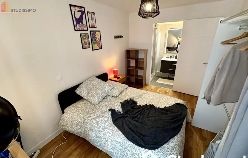 Studio meublé 13m² Clichy 92110 - Lumineux, 5e étage - Photo 3