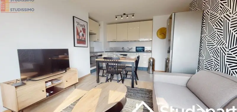 Studio meublé 12m² Colombes - Lumineux, étage élevé - Photo 3