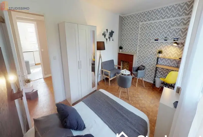Studio meublé 14m² Boulogne-Billancourt - Meublé, 3e étage - Photo 1