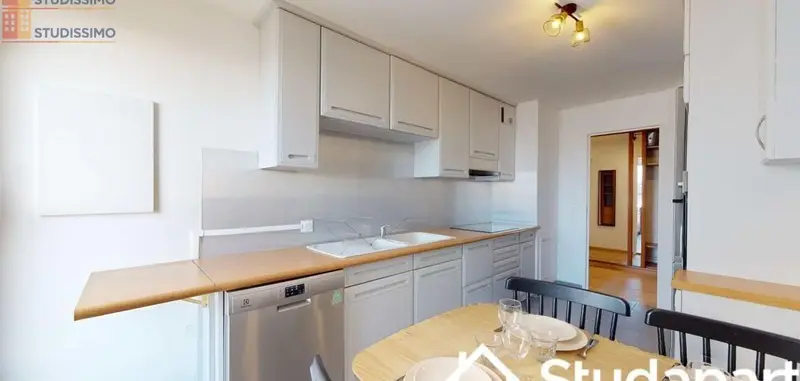 Studio meublé 12m² Nanterre - Lumineux, dernier étage - Photo 4