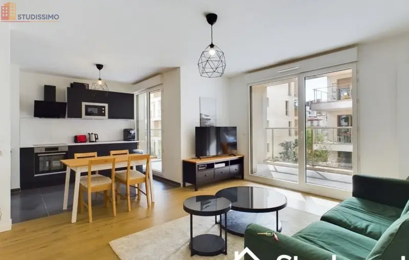 Studio meublé 93m² Clichy 92110 - Faible conso, meublé - Photo 2
