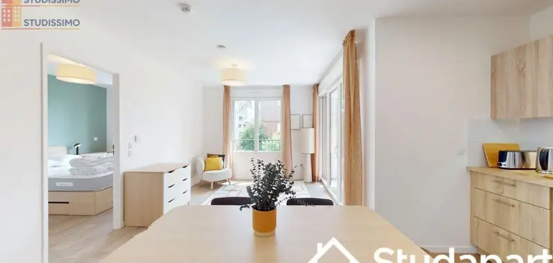 Studio meublé 12m² Asnières-sur-Seine - Meublé, DPE A - Photo 2