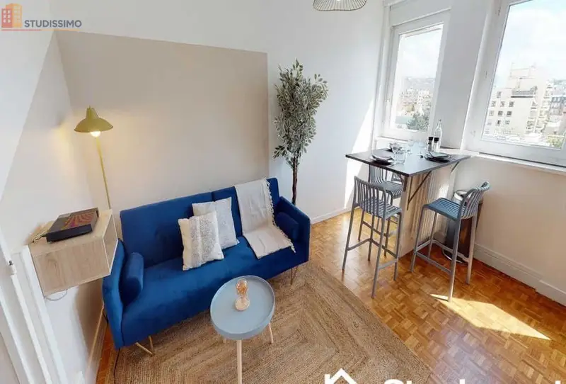 Studio 10m² Courbevoie - Meublé, 6e étage - Photo 1