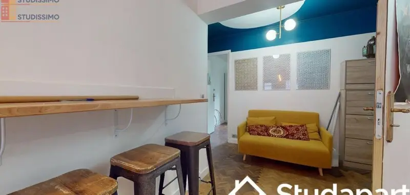 Studio meublé 12m² Vanves - Chambre meublée, cosy - Photo 2
