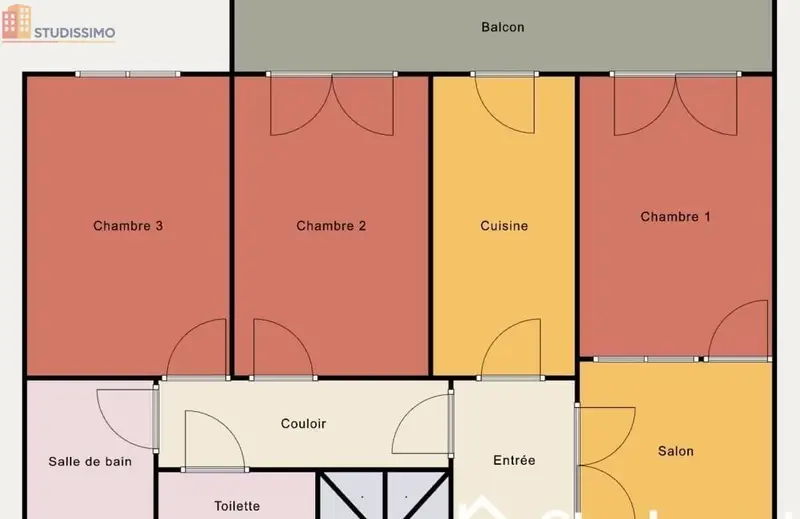 Studio meublé 21m² Levallois-Perret - Lumineux, DPE A - Photo 1