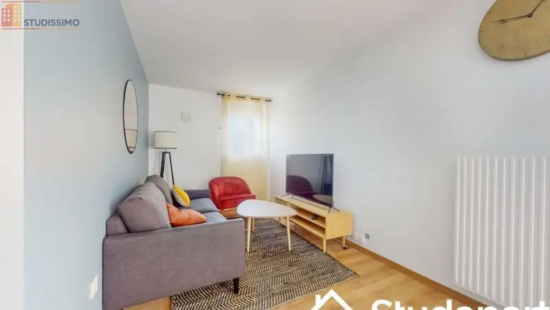 Studio meublé 9m² Nanterre - Meublé, DPE A - Photo 4