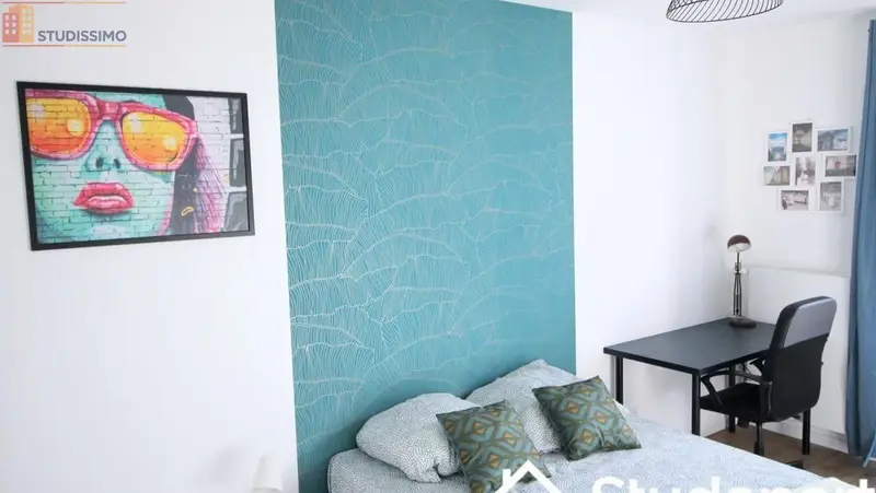 Studio meublé 13m² Clichy 92110 - Lumineux, 5e étage - Photo 5