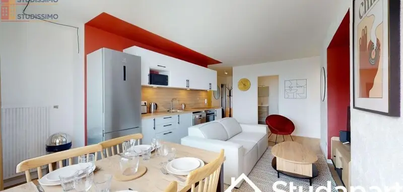 Studio 82m² Courbevoie - Meublé, DPE A - Photo 6