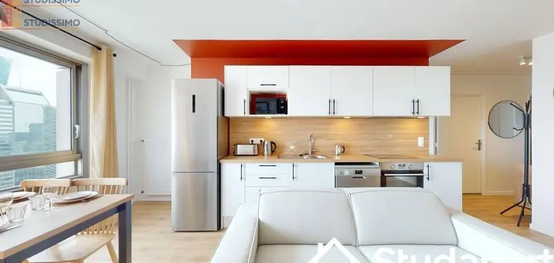 Studio 82m² Courbevoie - Meublé, DPE A - Photo 1