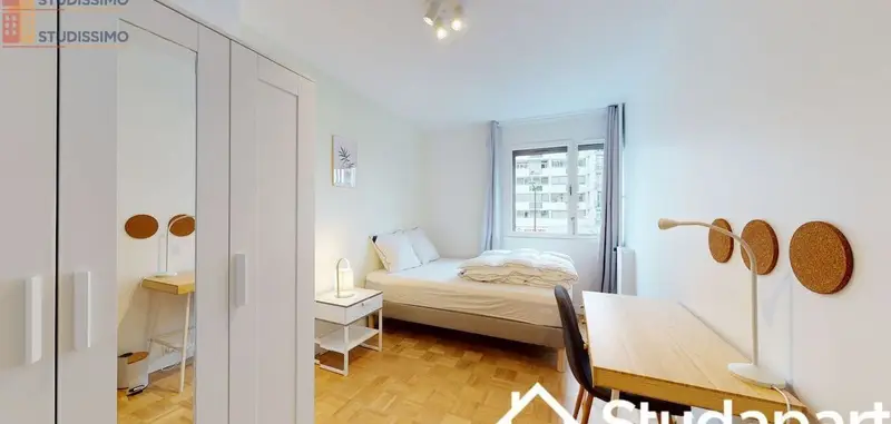 Studio meublé 9m² Asnières-sur-Seine - Chambre individuelle, lumineux - Photo 9