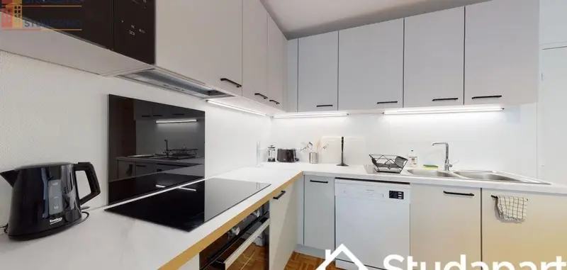 Studio meublé 9m² Asnières-sur-Seine - Chambre individuelle, lumineux - Photo 5