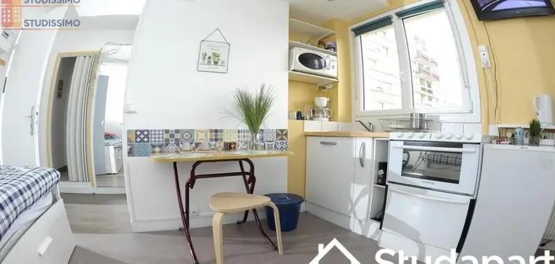 Studio 15m² Villeneuve-la-Garenne - Meublé, 4e étage - Photo 3