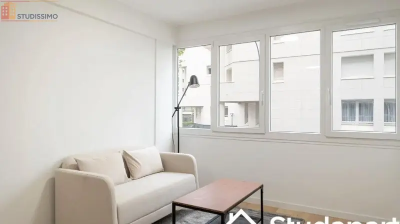 Studio meublé 26m² Clichy 92110 - Lumineux, DPE A - Photo 7