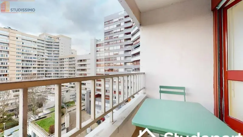 Studio meublé 9m² Nanterre - Lumineux, 5e étage - Photo 2