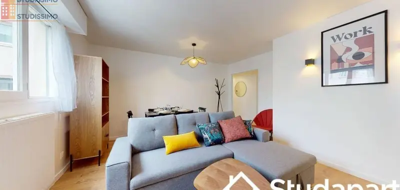 Studio meublé 11m² Courbevoie - Lumineux, 7e étage - Photo 3