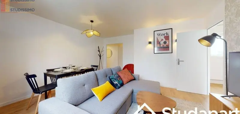 Studio meublé 11m² Courbevoie - Lumineux, 7e étage - Photo 1