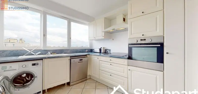 Studio meublé 9m² Gennevilliers - Lumineux, 6e étage - Photo 2