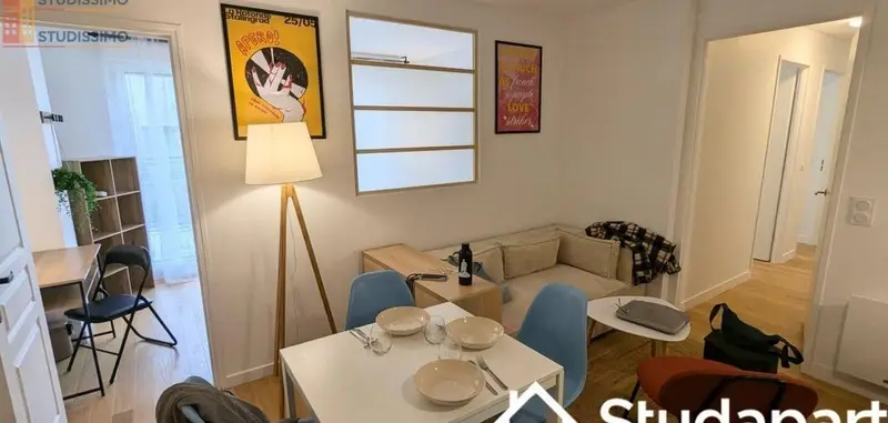 Studio meublé 21m² Clichy 92110 - Lumineux, DPE A - Photo 2