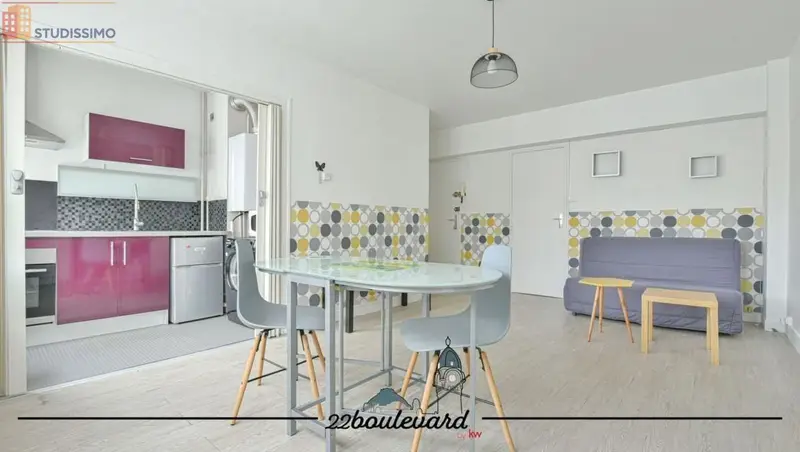 Studio 28m² Limoges centre - Lumineux, proche commodités - Photo 2