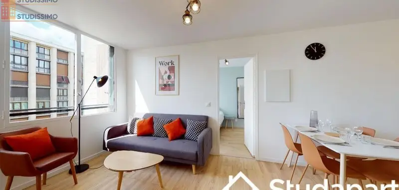 Studio meublé 10m² Meudon - Lumineux, 7e étage - Photo 4
